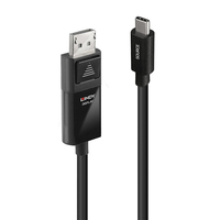 Lindy 43341 cavo e adattatore video 1 m USB tipo-C DisplayPort Nero