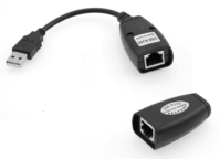Microconnect USBEXT60M network extender Network transmitter & receiver Black