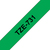 Brother TZE-731 taśmy do etykietowania Czarny na zielonym