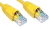 Cables Direct 1m Cat5e networking cable Yellow U/UTP (UTP)