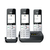 Gigaset COMFORT 500A Trio Analoges/DECT-Telefon Anrufer-Identifikation Schwarz, Silber