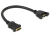 DeLOCK 0.25m 2xHDMI HDMI kábel 0,25 M HDMI A-típus (Standard) Fekete