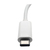 Tripp Lite U444-06N-VU-C USB-C to VGA Adapter with USB 3.x (5Gbps) Hub Ports and 60W PD Charging, White