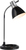 Brilliant Jan lampe de table E27 LED Noir, Argent
