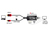 DeLOCK 62959 video cable adapter 0.135 m HDMI + USB DVI-I + VGA (D-Sub) Black, Red