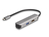 DeLOCK 61060 Schnittstellen-Hub USB 3.2 Gen 1 (3.1 Gen 1) Type-C 5000 Mbit/s Grau