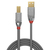 Lindy 36643 kabel USB 3 m USB 2.0 USB A USB B Szary