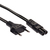Akyga AK-RD-01A câble électrique Noir 1,5 m CEE7/16 IEC C7