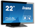 iiyama ProLite T2234AS-B1 számítógép monitor 54,6 cm (21.5") 1920 x 1080 pixelek Full HD Érintőképernyő Többfelhasználós Fekete
