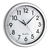 TFA-Dostmann 60.3519.02 wall/table clock Parete Quartz clock Rotondo Argento, Bianco