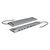 LogiLink UA0373 notebook dock & poortreplicator Bedraad USB 3.2 Gen 1 (3.1 Gen 1) Type-C Aluminium