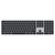 Apple Magic Keyboard billentyűzet USB + Bluetooth AZERTY Francia Ezüst, Fekete