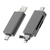 PREVO CR312 card reader USB Type-A/USB Type-C/Lightning Black