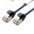 ROLINE GREEN 21.44.3342 kabel sieciowy Niebieski 0,5 m Cat6a U/FTP (STP)