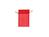 Geschenksack Star Organza 15x25cm rot mit Zugband