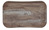 Versa Century Polyester Holzoptik Tablett 37 x 53 cm Eiche dunkel von Cambro
