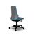 Arbeitsstuhl Neon2-9573 Rollen, Supertec Blau, Flexband Blau, Synchrontechnik 450-620
