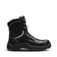 V12 Footwear Avenger Sicherheitsstiefel Schwarz, mit Zehen-Schutzkappe EN20345 S3, Größe 44 / UK 10