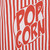 Relaxdays Popcorntüten 144er Set, Papier, Zubehör Kino, Filmabend, Kindergeburtstag, Retro Tüten für Popcorn, rot-weiß