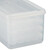 Relaxdays Eiswürfelform Set, 4 Eiswürfelschalen, BPA-frei, Behälter und Deckel, 144 Eiswürfel, Kunststoff, transparent