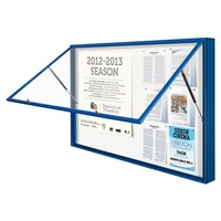 Outdoor 1000 Series Poster Case - 27x A4 - RAL 5010 - Blue