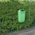 Polyethylene Post Mountable Litter Bin - 50 Litre Capacity - Dark Green