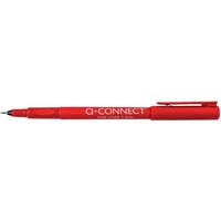 Fineliner Q-Connect 0.4 mm rosso Conf. 10 pezzi - KF25009