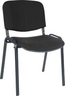 Conference Fabric Stackable Chair Black - 1500BLK -
