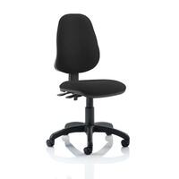 Trexus 2 Lever High Back Permanent Contact Operators Chair Black 480x450x490-590mm Ref OP000024