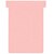 Nobo T-Cards 160gsm Tab Top 15mm W92x Bottom W80x Full H120mm Size 3 Pink Ref 2003008 [Pack 100]