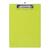 5 Star Office Clipboard Solid Plastic Durable with Rounded Corners A4 Green