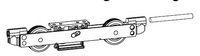 Artikeldetailsicht GU GRETSCH-UNITAS GU GRETSCH-UNITAS Karton Tandem-Laufschuhe Hebeschiebe für Flügel bis 400 kg