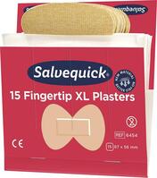 Artikeldetailsicht CEDERROTH CEDERROTH Salvequick Nachfüllpack 6x15 Pflaster Fingerspitzen extra gross