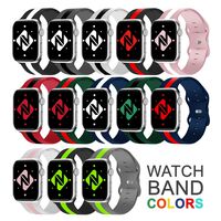 NALIA A Righe Silicone Cinturino Smart Watch compatible con Apple Watch Bracciale Ultra/SE Series 8/7/6/5/4/3/2/1, 42mm 44mm 45mm 49mm, per iWatch Orologio per Donna e Uomo Grig...