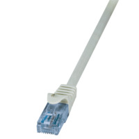 Patchkabel Cat.6A 10GE Home U/UTP, EconLine, grau, 5m, LogiLink® [CP3072U]