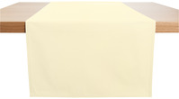 Tischläufer Konstanz; 40x130 cm (BxL); cremeweiß; rechteckig