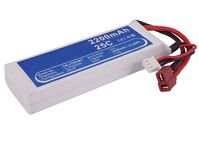 Battery for Cars 16.28Wh Li-Pol 7.4V 2200mAh White for RC Cars CS-LT943RT Haushaltsbatterien