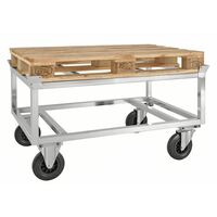 Pallet dolly, zinc plated