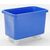 Mobile square polyethylene containers