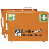 Erste-Hilfe-Koffer Spezial MT-CD Österreich-Norm Erweit. Öffentl. Dienst orange