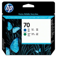 HP 70 kék és zöld nyomtatófej