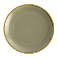 Olympia Kiln Round Plate in Beige Made of Porcelain 280(�)mm / 11"