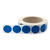 Markierungspunkte Ø 30 mm, blau, 1.000 runde Etiketten auf 1 Rolle/n, 3 Zoll (76,2 mm) Kern, Folienpunkte permanent, Verschlussetiketten