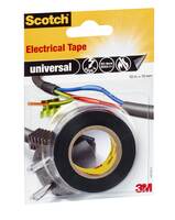 Scotch® Isolierband universal 4401BLA, 15 mm x 10 m, schwarz, 1 Rolle PVC-Klebeband