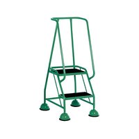 Green 2 Tread Steps Ladder (Load capacity: 125kg) 385132