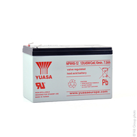 Batterie(s) Batterie onduleur (UPS) YUASA NPW45-12L 12V 7.5Ah F6.35