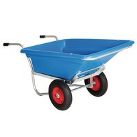 Polyethylene tipping trolley