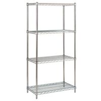 Stainless steel wire shelving - 5 shelves