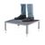 Adjustable height work platforms - Rubber tread - in a choice of 4 platform sizes and 2 heights
