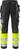 High Vis Handwerkerhose Kl.1 2093 NYC Warnschutz-gelb/schwarz - Rückansicht